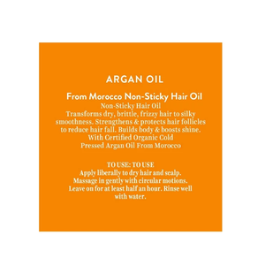 <b>Moroccan</b> <b>Argan</b> <b>Oil</b> Non Sticky <b>Hair</b> Treatment <b>For</b> Deep Conditioning Smooth Shine And <b>Hair</b> Growth 200 ml Pure Organic <b>Argan</b> <b>Hair</b> - Product Image 4