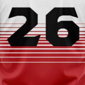 Maillot de baseball personnalisé pour hommes, blanc et rouge dégradé, à boutons, respirant, uniforme d'équipe de softball, chemise de sport athlétique pour les matchs - Product Image 6