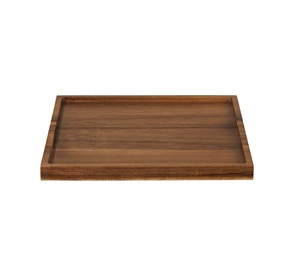 Plateaux de service et de rangement pour fruits en bois de luxe 100% naturel, avec poignées, classiques, faits à la main, à un seul niveau, pour le rangement des aliments - Product Image 6