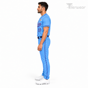Uniformes de Béisbol y Sóftbol de la Mejor Calidad, Uniformes Deportivos Personalizados Sublimados de Alta Calidad con Diseño de Tela Tackle Twill - Product Image 3
