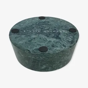 Cuenco de Mármol Verde Moderno Multifuncional para Decoración, Cocina, Servir, Hogar, Diwali, Año Nuevo, Ramadán, Bodas, Eventos, Era de Piedra - Product Image 1