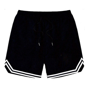 Pantalones Cortos Deportivos Casuales de Verano para Hombre, con Logotipo Personalizado en la Parte Delantera, Cintura Elástica Alta, Satén Ecológico, Impermeables, de Secado Rápido, OEM - Product Image 1
