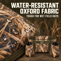 Ceinture de chasse au faisan camouflage en Oxford 600D réglable avec plusieurs poches et porte-cartouches pour la chasse aux oiseaux