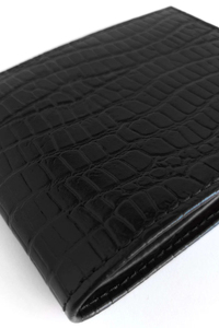 High Quality Custom Business Premium Genuine Leather Card Holder Alligator Print Men's Short <b>Wallet</b> Low MOQ Wholesale - Product Image 6