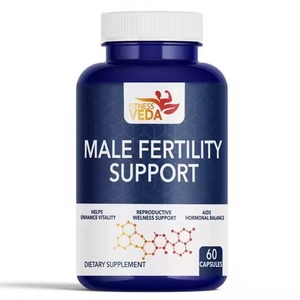 Cápsulas de la Mejor Calidad para Apoyar la Fertilidad Masculina, Mejoran el Conteo y la Movilidad de los Espermatozoides, Salud Reproductiva, Precio Accesible, de la India, OEM - Product Image 1