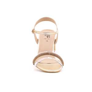 Sandales à talons dorées FN5304 Design élégant et fantaisie - Product Image 1