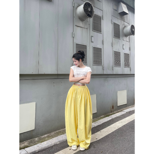 Pantalones Harem de Verano para Mujer de la Mejor Calidad, Corte Regular, Cintura Elástica, Orgánicos, Hechos en Vietnam, Ecológicos, Pintados, Muestra Gratis - Product Image 5