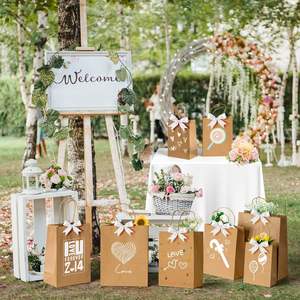 Emballage cadeau personnalisable, écologique, de haute qualité, biodégradable, sac en papier kraft brun classique - Product Image 4