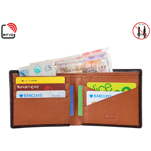 Custom Nappa Genuine Leather <b>Wallet</b> <b>Brown</b> Tan Finish Custom Logo Private Label OEM Bulk Wholesale Luxury Small Leather Goods - Product Image 3