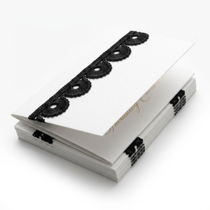 Dentelle Guipure Florale Noire Écologique de Luxe 10mm, Personnalisable, Vente Directe Usine, Emballage de 20 Mètres pour Sacs à Main et Portefeuilles - Product Image 1