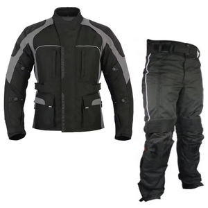 Conjunto de ropa para motociclistas, chaqueta protectora para hombre, pantalones, botas, guantes, armadura CE, impermeable, a prueba de viento, zapatos para moto, traje de carreras - Product Image 4