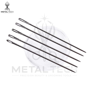 Ultimate Hair <b>Extension</b> Kit Straight, T-Pins, Bent, and Curved Needles Comprehensive Tool Set for Professional Wig Stylists - Product Image 3