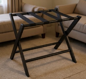 Stainless Steel Premium Luggage Rack <b>Suitcase</b> Stand Stackable Durable Heavy Duty for Hotels Resorts Guest Rooms - Product Image 5