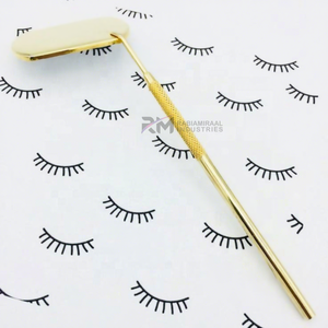 24k Gold Cosmetic Eyelash <b>Mirror</b> 3x Magnification Double Sided Gold-Plated Customized Design Private Label - Product Image 6