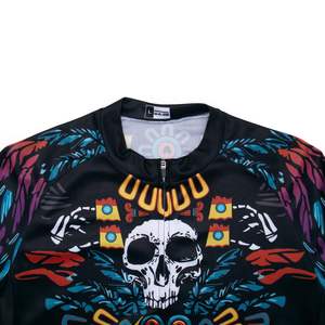 Maillot de Ciclismo para Hombre, Manga Corta, Ligero, para Bicicleta de Carretera, Secado Rápido, Tejido de Malla Transpirable con Características de Seguridad para Ciclismo Nocturno - Product Image 3