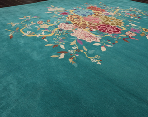 Alfombra KNOT hecha a mano con lana suave, antideslizante, apta para niños y mascotas, de calidad, para sala de estar, habitaciones infantiles, hoteles y oficinas. - Product Image 5