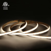 Bande LED COB Super Lumineuse à Haute Densité 24V 480 LED 150lm/W CRI90+ Dimmable pour Éclairage Commercial et Vitrines