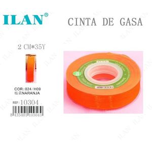 Nastro Adesivo Medico ILAN Gasa 2 cm x 35 m Arancione per Primo Soccorso - Product Image 1