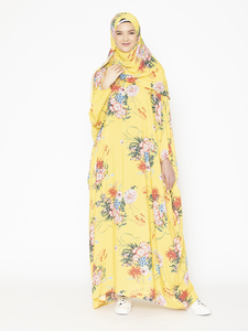 Premium <b>Floral</b> Printed 100% Viscose Rayon Long Hijab Soft Breathable Quick Dry Lightweight Woven Islamic <b>Scarf</b> for Women Wear - Product Image 4