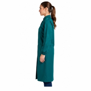 Bata Médica de Mezclilla para Mujer, Profesional, Manga Larga, Ecológica, Transpirable, para Hospital, Enfermería, Trabajo Sanitario, Doctora - Product Image 2