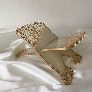 Support de Coran en résine de luxe moderne avec des paillettes dorées et une calligraphie arabe, artisanat religieux décoratif - Product Image 3