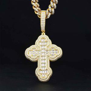 Collier en argent 925 de qualité supérieure avec pendentif chèvre en moissanite, design glacé, bijoux certifiés IGI pour cadeau de fête - Product Image 2