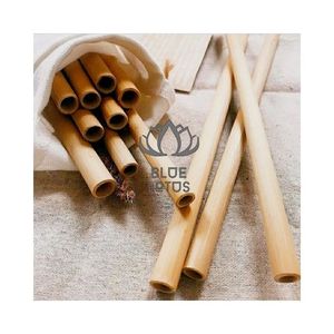TOP QUALITY 2026 Hand-Picked <b>Bamboo</b> <b>Straws</b> For Hotel Amenities 100% Natural Wood Pure Clean Safe High End Sustainable Gear - Product Image 1