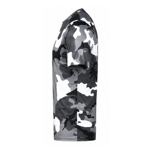 Camiseta de Camuflaje para Hombre Ekin Impex, Manga Corta, Cuello Redondo, Corte Ajustado, Secado Rápido, Estilo Urbano, Tejido de Punto Estampado - Product Image 4