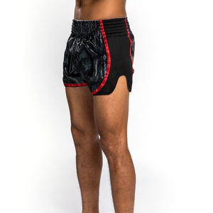 Shorts décontractés en coton tricoté respirant de haute qualité pour hommes, motif uni, légers, service OEM numérique disponible, vente en gros - Product Image 3