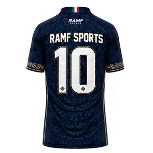 Camiseta Deportiva de Fútbol Personalizada Retro de México, Transpirable, de Poliéster Sublimado, Cuello en V, Corte Holgado, para Hombre - Product Image 4
