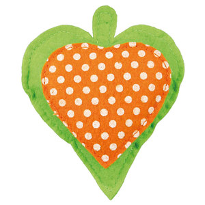 11 cm Felt Heart Pet Interactive & Movement <b>Toy</b> with Valerian <b>Filling</b> - Product Image 3
