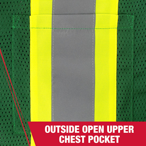 Multi Pocket Safety Vest High Vis Reflective Design For Site Supervisors <b>Construction</b> Engineers Professional Industrial Clothing - Product Image 4