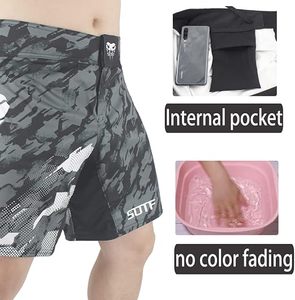 Shorts de boxe blancs 100 % coton imprimés par transfert thermique pour hommes, avec ceinture élastique dorée, logo personnalisé, tissu satiné 100g, coupe ample - Product Image 1