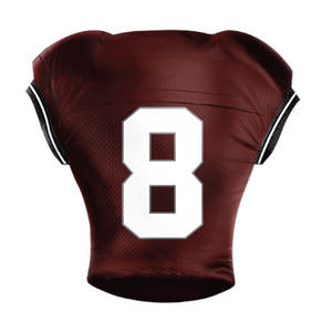 Uniforme de football américain personnalisé, fabriqué en tissu haute performance, matière respirante, avec logo et numéro personnalisés - Product Image 6