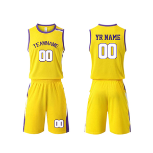 Ensembles d'uniformes de basketball rouges à manches courtes de haute qualité, respirants, confortables, avec nom d'équipe personnalisé imprimé, uniformes personnalisés - Product Image 1