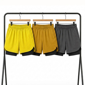 Shorts de sport personnalisés pour hommes, double couche, respirants et à séchage rapide, pour l'entraînement, la course à pied et la remise en forme - Product Image 4