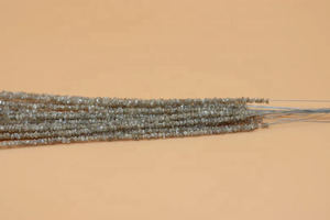 Perles de diamant naturel brun clair non coupées, perles de diamant brut, brins, fabrication de bijoux, trou percé, perles de diamant - Product Image 2