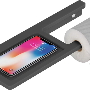 Portarrollos de Papel Higiénico de Grado Comercial y Soporte para Teléfono Móvil, Doble Función, Accesorios de Baño para Hostelería y Espacios Públicos - Product Image 1