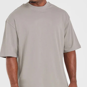 Camiseta de Manga Corta para Hombre, Cuello Redondo, Tejido de Algodón Tipo Waffle, Diseño Personalizado con Estampado de Letras, Corte Holgado - Product Image 5