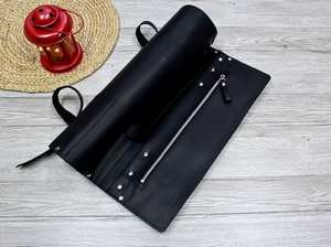 Bolsa de Cuero Personalizada para Cuchillos de Chef, Resistente a Olores, de Alta Resistencia, Cómoda y Duradera, para Transportar Herramientas de Cocina - Product Image 4