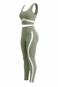 Conjunto Deportivo Premium para Yoga y Gimnasio para Mujer, Sujetador Deportivo que Absorbe la Humedad, Leggings de Cintura Alta, Fabricante Mayorista OEM ODM - Product Image 4