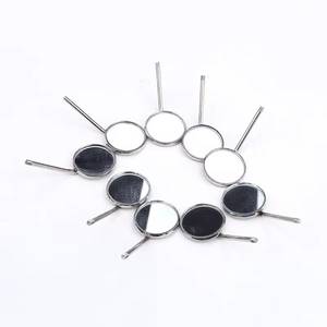 กระจกตรวจฟันแบบมีด้ามจับลายกันลื่น สีเงิน เครื่องมือผ่าตัดคลาส 1 - Product Image 3