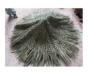 Vietnam usine naturel jonc de mer chaume herbe parapluie panneaux couverture pour Tiki Bar extérieur plage Resort utilisation de mariage - Product Image 5
