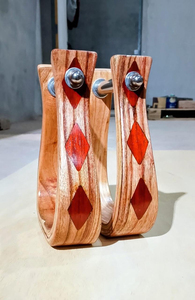 Estribos de Caballo de Primera Calidad, Envueltos en Cuero Personalizado, Accesorios de Montar a Caballo Hechos a Mano, SUNRISE EQUINE INDUSTRIES - Product Image 2