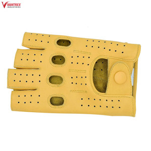 High Quality Leather Driving Gloves With Customized Logo Leather Material Made Oem Service Driver Safety Gloves In Multi Color - Product Image 2