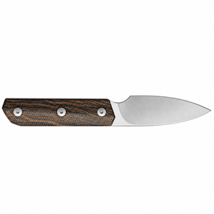 Cuchillos de Caza Personalizados de Hoja Fija para Exteriores con Empuñadura de Madera Texturizada Marrón y Hoja de Acero Ancha para Campismo, Trabajo de Campo y Bushcraft - Product Image 3