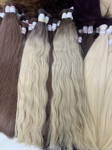 Prix d'usine 100g en vrac russe Remy Extensions de cheveux vietnamien cheveux humains bruts dans toutes les couleurs 60cm de longueur - Product Image 5