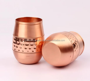 แก้วเบียร์โลหะดีไซน์ทองแดงสองสีสำหรับงานแต่งงานในร่มร้านอาหารปาร์ตี้โรงแรม-ตัวเลือกตกแต่งหลากหลาย - Product Image 5