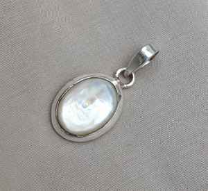 จี้มุกหรูหรา 925 เครื่องประดับเงินสเตอร์ลิงสำหรับผู้หญิงคลาสสิกมินิมอลลิสต์ของขวัญเครื่องประดับแฟชั่น - Product Image 1