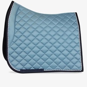 Vente Flash : Équipement Équestre Haut de Gamme – Tapis de Selle Personnalisé Blanc pour Dressage DR, Idéal pour la Course Hippique - Product Image 1